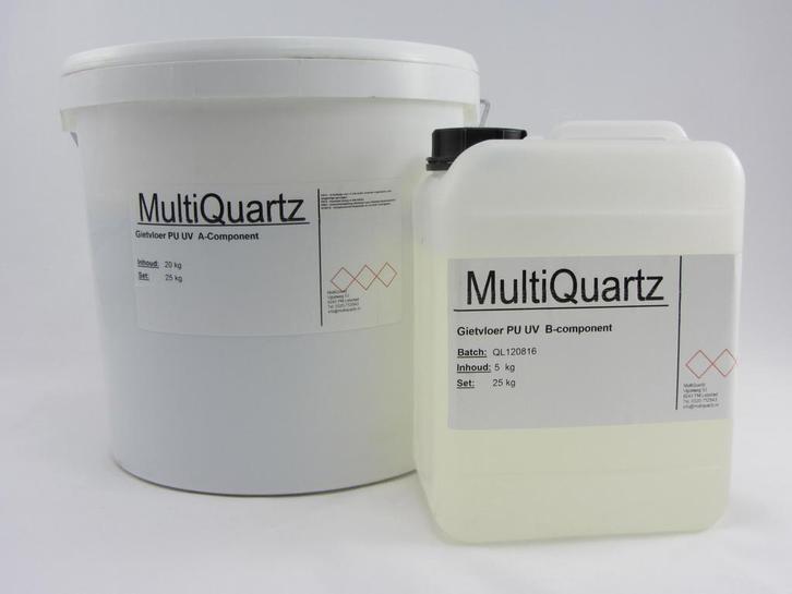 Gietvloer SL-PU UV NF RAL7042 set 12,5kg, Doe-het-zelf en Verbouw, Overige Doe-het-zelf en Verbouw, Nieuw, Ophalen of Verzenden