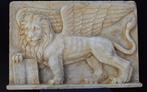 sculptuur, Leone di San Marco - 37 cm - Marmer, Antiek en Kunst