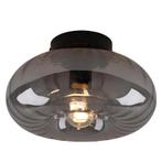 Retro plafondlamp grijs, Diane, Ophalen of Verzenden, Nieuw, Glas, Retro