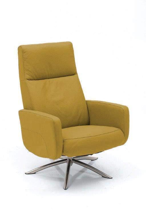 Relaxfauteuil Zevenaar - relaxfauteuils - Geel, Huis en Inrichting, Stoelen, Nieuw, Stof