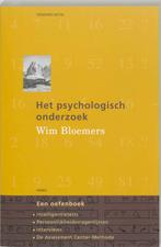 Psychologisch Onderzoek Een Oefenboek 9789026318801, Boeken, Gelezen, Wim Bloemers, Wim Bloemers, Verzenden