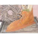 Tuindecoratie vintage schoen | 20 cm x 40 cm | Roestkleurige, Nieuw, Verzenden