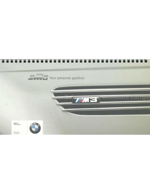 2001 BMW M3 (SMG II) BROCHURE DUITS, Boeken, Auto's | Folders en Tijdschriften, BMW
