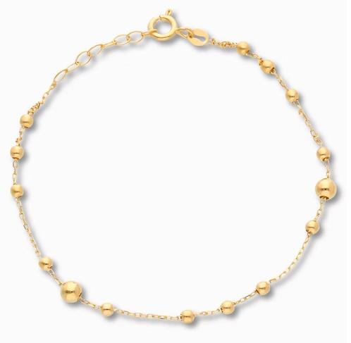 Gouden Sphere Armband 14k, Sieraden, Tassen en Uiterlijk, Armbanden, Goud, Nieuw, Goud, Verzenden