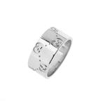 18 Krt. witgouden ring | GUCCI (elegant, dames ring), Sieraden, Tassen en Uiterlijk, Ringen, Gebruikt, Overige kleuren, Ophalen of Verzenden