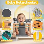 KIDIZ® Babyschommel - Kinderschommel - Baby Swing - Grijs, Verzenden, Nieuw