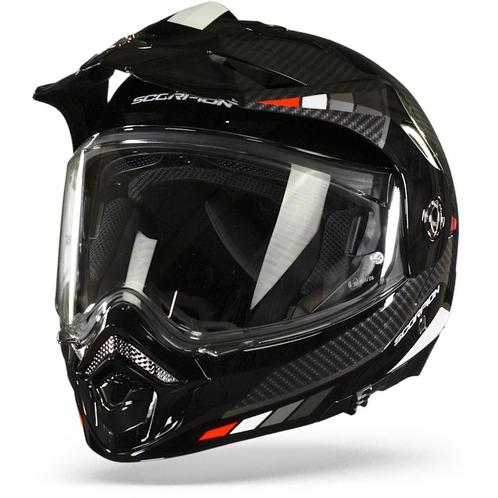 Scorpion ADX-2 Camino Zwart-Silver-Rood Adventure Helm, Motoren, Kleding | Motorhelmen, Offroadhelm, Heren, XS, Nieuw met kaartje