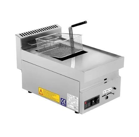 Gold Catering Equipment Gas Friteuse 8L | Aftapkraan | 400x6, Zakelijke goederen, Horeca | Keukenapparatuur, Nieuw in verpakking