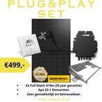 Zonnepanelen plug and play set 2x 410w, Nieuw, Compleet systeem, Ophalen of Verzenden, 200 wattpiek of meer
