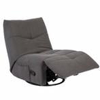 Relaxfauteuil Lazy | Antraciet, Huis en Inrichting, Fauteuils, Ophalen of Verzenden, Nieuw