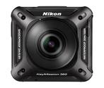 Nikon KeyMission 360 Draagbare Actie Camera - Zwart, Verzenden, Zo goed als nieuw
