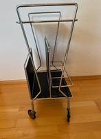 Bijzettafel - Chroom - Bijzettafel met wielen