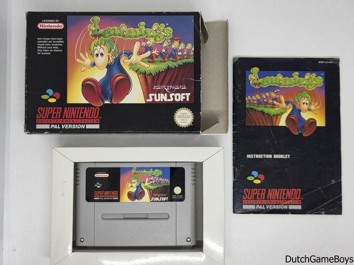 Super Nintendo / Snes - Lemmings - UKV, Spelcomputers en Games, Games | Nintendo Super NES, Gebruikt, Verzenden