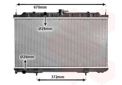 RADIATOR VOOR NISSAN ALMERA N16 2000-2003 214104M403, Auto-onderdelen, Airco en Verwarming, Nieuw, Ophalen of Verzenden