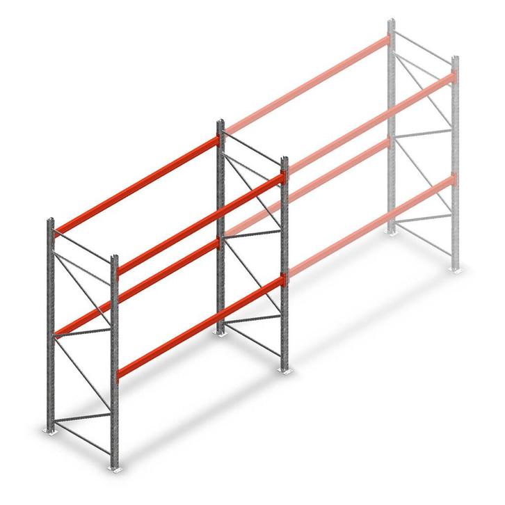 Gebruikte Stow palletstelling 2300x2700x1100mm (hxbxd) 2, Zakelijke goederen, Kantoor en Winkelinrichting | Magazijn, Stelling en Opslag