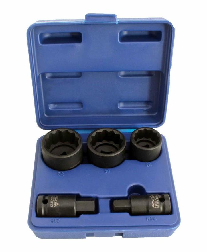 Aandrijfas Doppenset - 24mm - 30mm - 32mm - Krachtdoppen - 1, Auto diversen, Autogereedschap, Nieuw, Ophalen of Verzenden