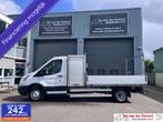 Ford Transit open laadbak 350 2.0 TDCI L4H1 Pick up, Auto's, Gebruikt, Euro 6, Wit, Ford