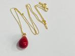 Zonder Minimumprijs - Ketting met hanger - 18 karaat Geel