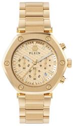 Philipp Plein PWZBA0523 The Hexagon Chrono horloge, Sieraden, Tassen en Uiterlijk, Horloges | Heren, Overige merken, Staal, Staal