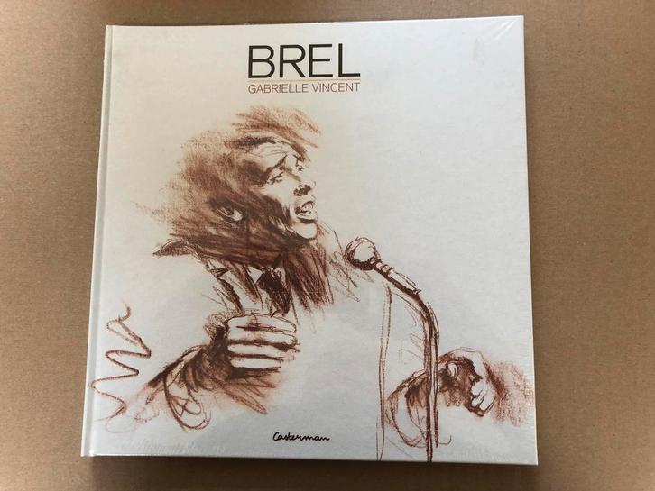 Jacques Brel - 24 tekeningen - NIEUW, Verzamelen, Muziek, Artiesten en Beroemdheden, Boek, Tijdschrift of Artikel, Nieuw, Ophalen of Verzenden