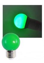 E27 Party ledlamp 1,5 watt Groen Mini IP65, Nieuw, Verzenden