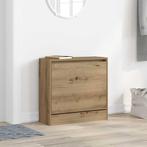 vidaXL Schoenenkast met opslag artisanaal eikenkleurig 60 x, Verzenden, Nieuw