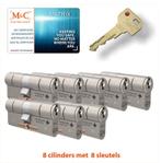 M&C 8 x Matrix Cilinder SKG*** met CERTIFICAAT, Doe-het-zelf en Verbouw, Alarmsystemen, Nieuw, Verzenden