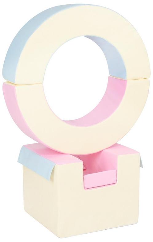 Foam blokken - hoepel - Ø 78 cm - 3 delig - pastelkleuren, Kinderen en Baby's, Speelgoed | Educatief en Creatief, Nieuw, Ophalen of Verzenden