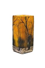 Daum - Vaas - Daum Nancy Winterlandschap (Winter Forest), Antiek en Kunst, Antiek | Glas en Kristal