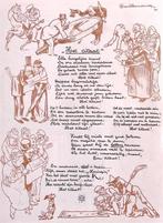 Het citaat op spotprent (lijst optie, Lithos), Verzenden