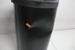 Brabantia Wasmand - met Deksel - 60 l - Matt Black / Dark, Verzenden, Zo goed als nieuw