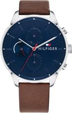 Tommy Hilfiger TH1791487 horloge - heren - bruin - edelstaal, Nieuw, Verzenden