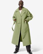 HEMA Dames trenchcoat Eleanor groen, Kleding | Dames, Overige Dameskleding, Verzenden, Nieuw