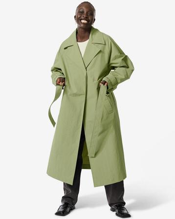 HEMA Dames trenchcoat Eleanor groen beschikbaar voor biedingen