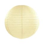 Ivoorkleurige lampion rond 25 cm - Lampionnen, Ophalen of Verzenden, Nieuw