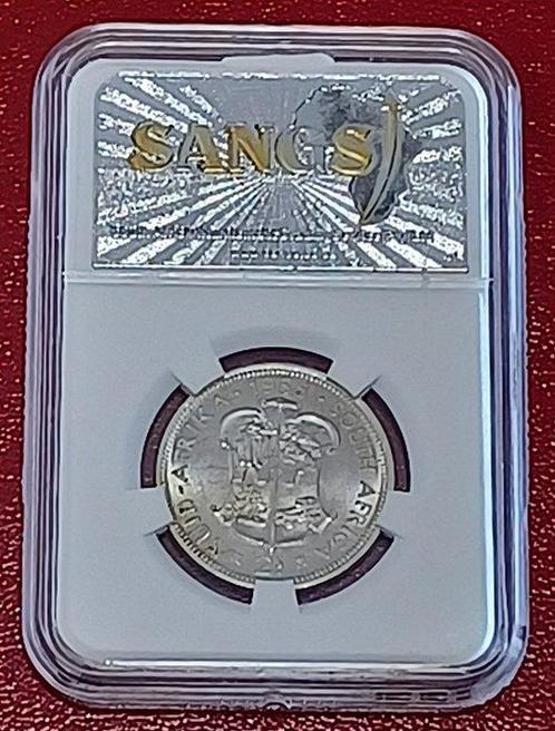 Zuid-Afrika. 2 Shilling 1958 - SANGS MS62 - STUNNING LUSTER, Postzegels en Munten, Munten | Europa | Niet-Euromunten