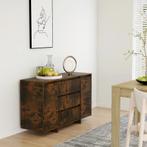 vidaXL Dressoir met 3 lades 120x41x75 cm bewerkt hout, Huis en Inrichting, 100 tot 150 cm, Verzenden, Nieuw, 25 tot 50 cm