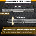 ScSPORTS® Dumbbells 15 kg 30 mm Dumbbell Set van 2 gietijzer, Verzenden, Nieuw