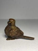 Beeld, Vogel / Mus - 36 mm - Brons