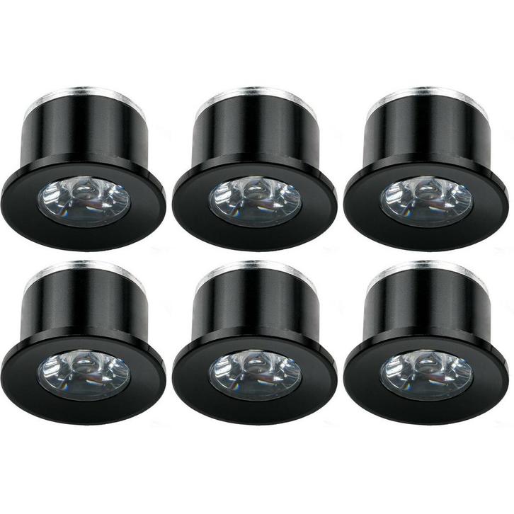 Voordeelpak LED Veranda Spot Verlichting 6 Pack - Velvalux -, Huis en Inrichting, Lampen | Spots, Plafondspot of Wandspot, Nieuw