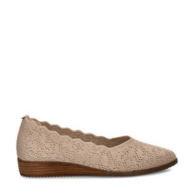 Skechers Cleo Sawdust instapschoenen voor dames, Kleding | Dames, Schoenen, Instappers, Beige, Nieuw, Verzenden