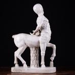 Beeld, Centauro Skeleton - 51 cm - Witte Carrara Marmer -