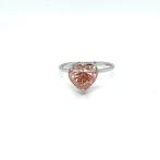 Ring - 14 karaat Witgoud - 3.30ct. tw. Roze Diamant (Fancy, Nieuw
