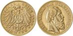 Duitsland 10 Mark Karl von Wuerttemberg 1890 F goud J 294..., Verzenden