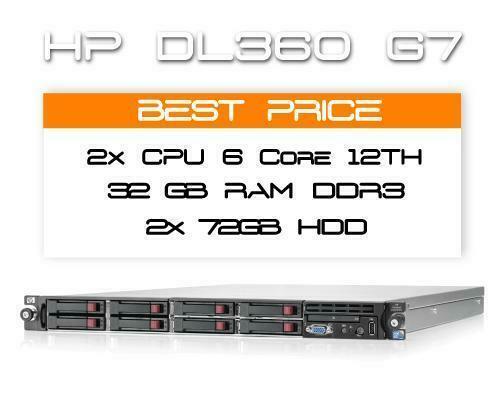 Server HP DL360 G7 / 12 Core 24TH / 32GB / 2x 72GB 10K SAS, Computers en Software, Servers, 2 tot 3 Ghz, Hot swappable onderdelen