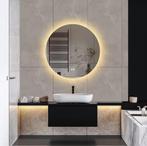 Ronde LED Badkamerspiegel 60x60cm – Dimbaar en Anticondens, Verzenden, Nieuw