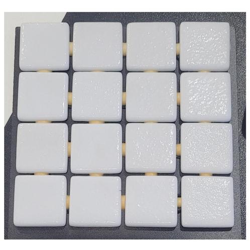Mozaïek Ezarri Lisa Collection 2.5x2.5 cm Glossy White, Doe-het-zelf en Verbouw, Tegels, Ophalen of Verzenden