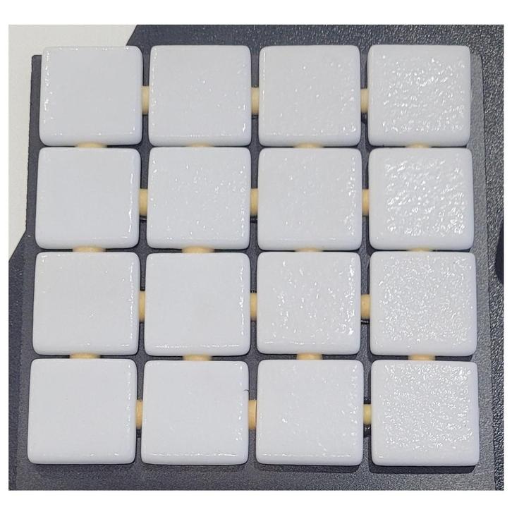 Mozaïek Ezarri Lisa Collection 2.5x2.5 cm Glossy White, Doe-het-zelf en Verbouw, Tegels, Ophalen of Verzenden