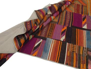 Kelim Patchwork - Gereinigd - Vloerkleed - 301 cm - 205 cm beschikbaar voor biedingen