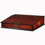 Laat 18e eeuwse Koloniale laptop of lessenaar met messing, Ophalen of Verzenden